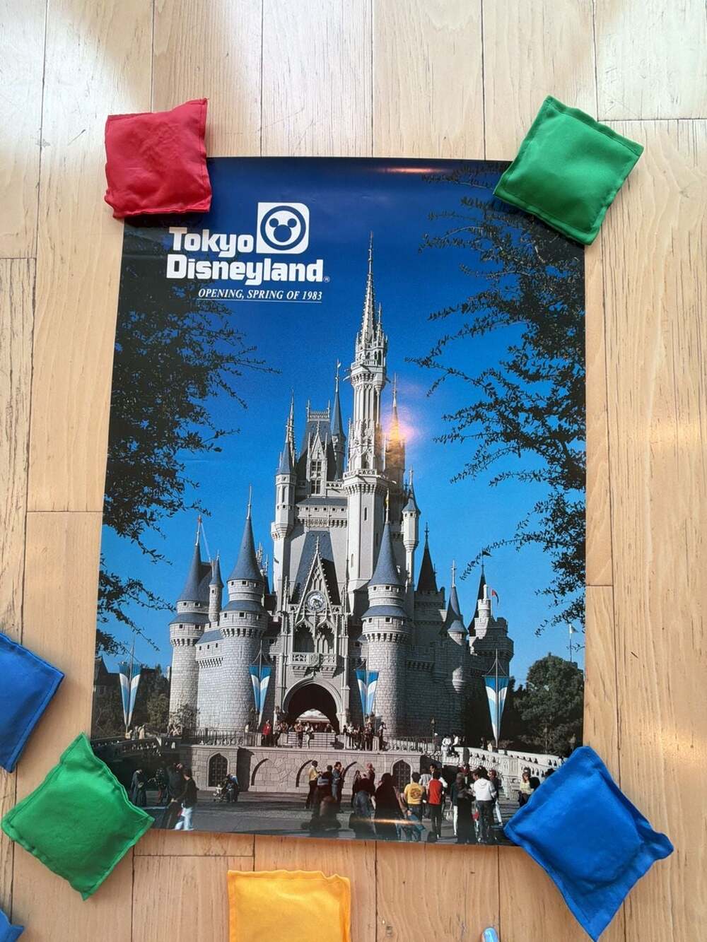 Vintage 1982 Walt Disney Productions Tokyo Disneyland Opening Poster